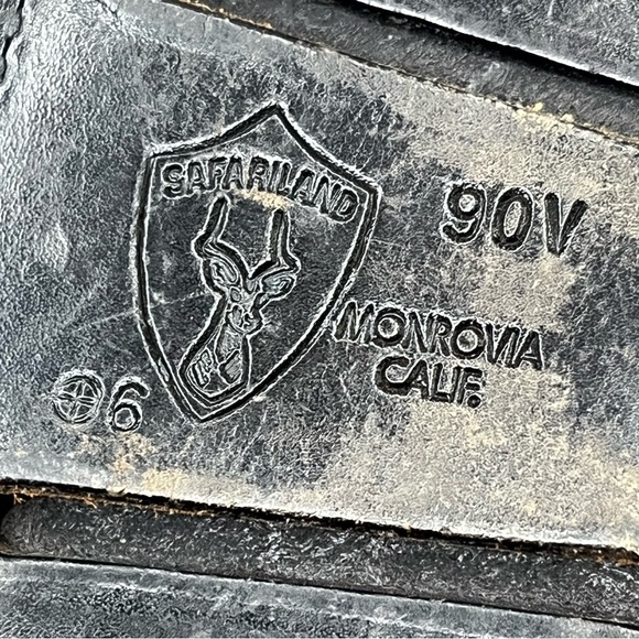 Safariland Leather Handcuff/Radio Belt Holder/Case-Black-Law Enforcement-Police - Picture 5 of 8